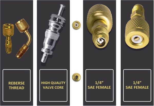 MASITE PCWJ 45 85 Degrees Combination Kit Brass Adapter-6