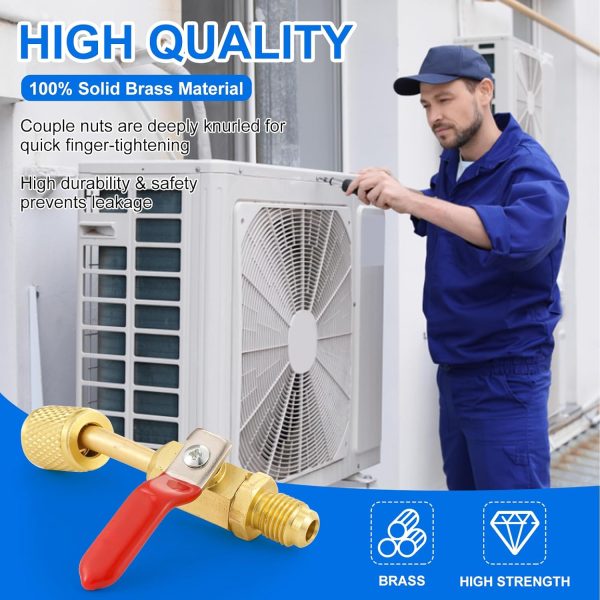 Tigbear 4PC Ball Valve Air Conditioner-5