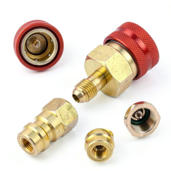 R134A to R1234YF Adapter Kit SURIEEN Brass-3