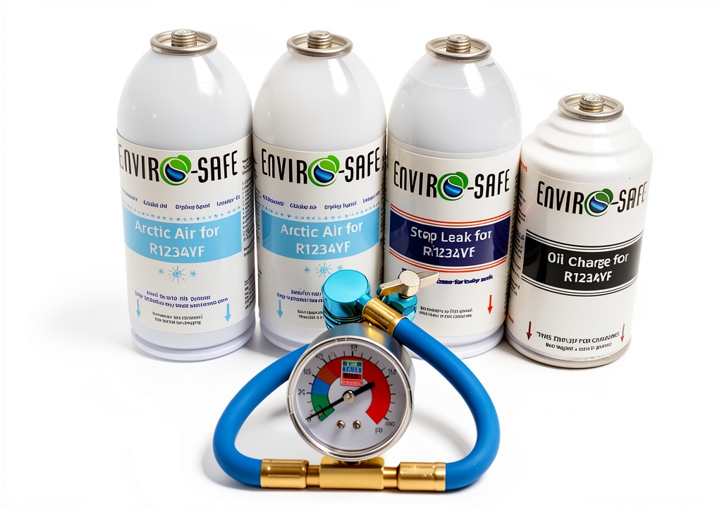Envirosafe R134 refrigerant kit contents