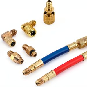 Refrigeration Adapter Qiilu Metal Kit for Auto AC-0