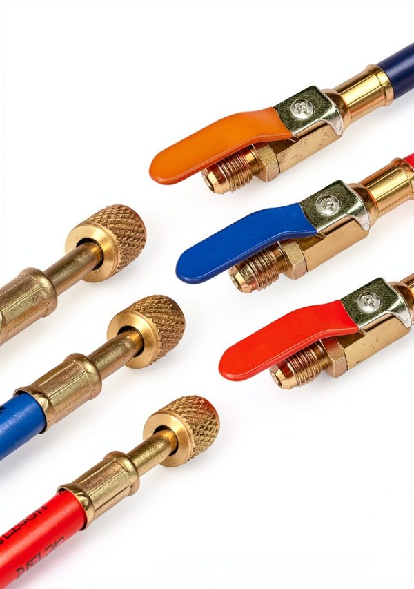 Refrigerant Hose CHidotools Brass 7in Valve-1