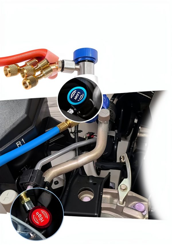 R134a Adapter Fittings by IHOTDER for Automotive Repair-5