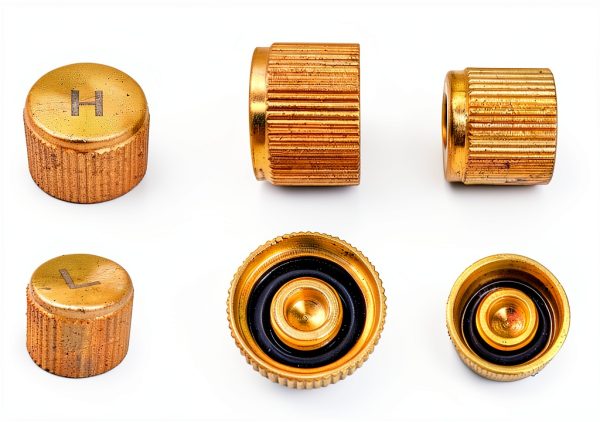 Generic R134a Heavy Duty Brass Caps for Car AC-6