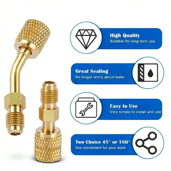 R410a Mini Split Adapter FANOVO Brass Material-4