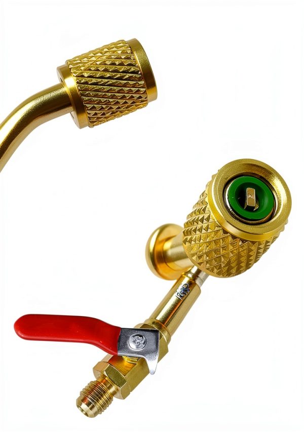 Refrigerant Hose CHidotools Brass 7in Valve-3