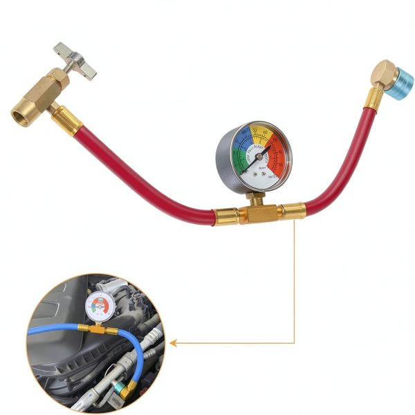 Aupoko R1234YF Refrigerant Charge Hose Kit-7