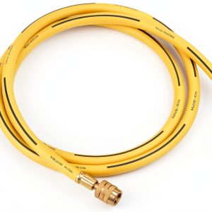 ATD Yellow A/C Charging Hose 72in R134a Heavy Duty-0