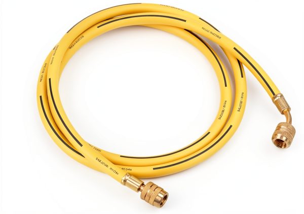 ATD Yellow A/C Charging Hose 72in R134a Heavy Duty-0