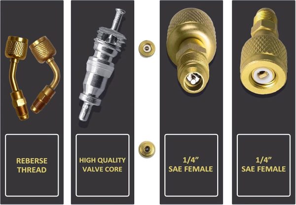 MASITE PCWJ 45 85 Degrees Combination Kit Brass Adapter-8