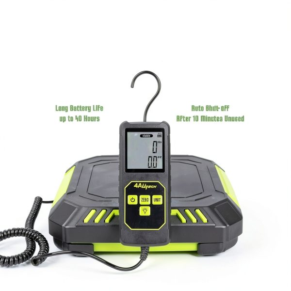 4ALLTECH Green/Black Handheld Floor Scale-4