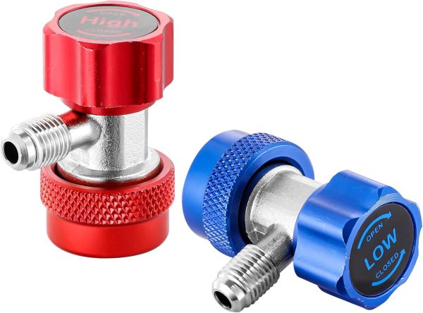 Tigbear R134A Quick Coupler Brass Tee Adapter-0