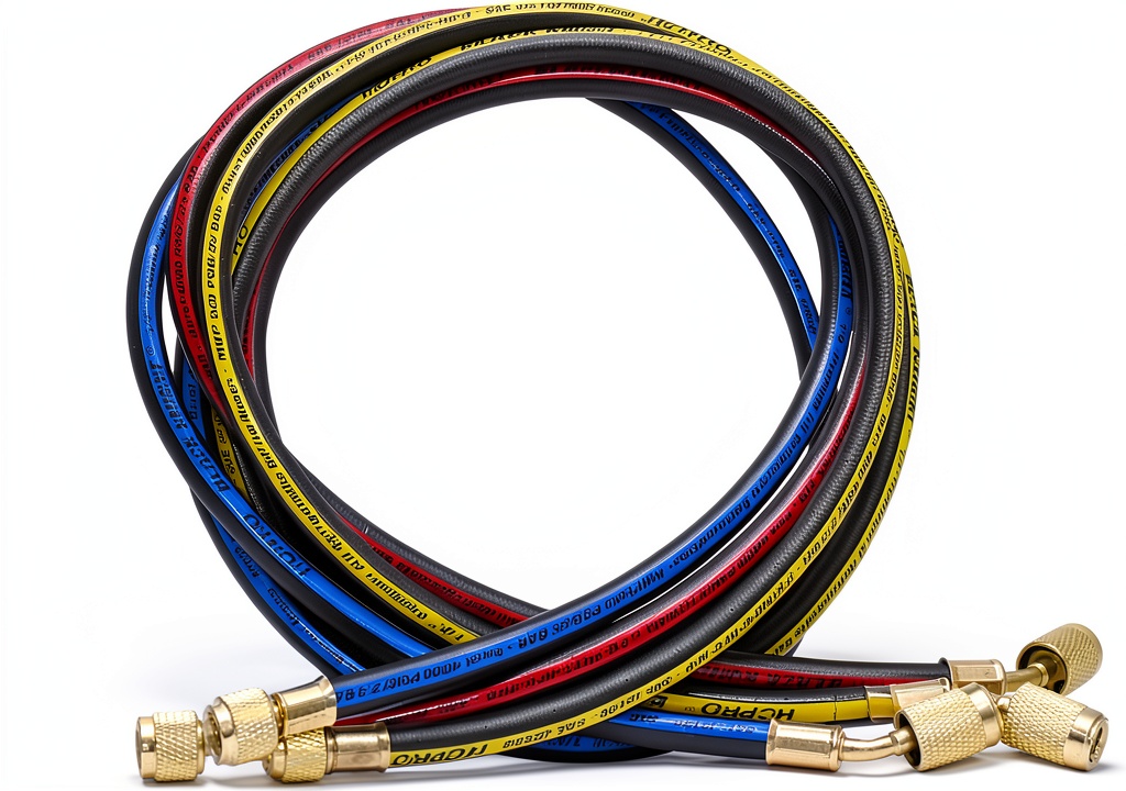 Installing HCPRO Black Knight Construction Hoses on a service bench
