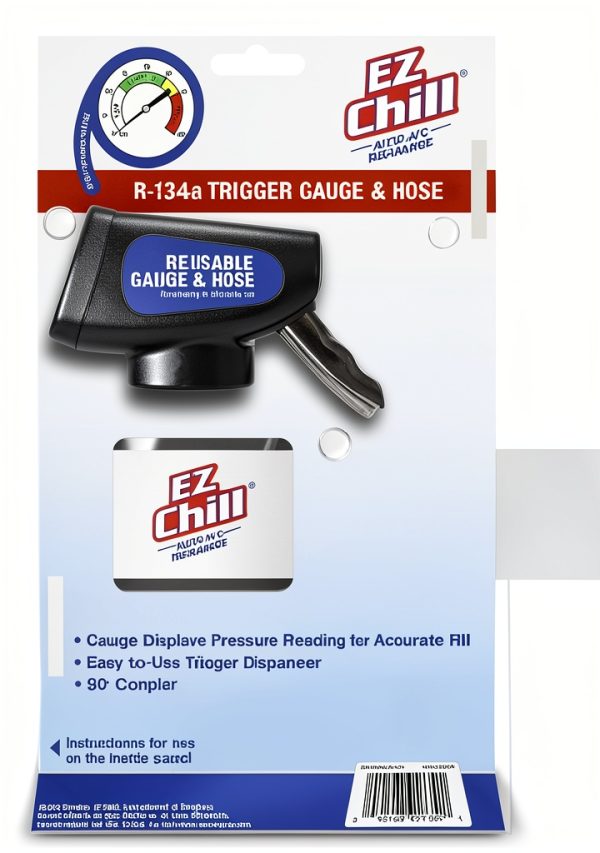 A/C Pro EZ Chill R-134a Gauge & Hose Kit-2