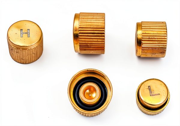 Generic R134a Heavy Duty Brass Caps for Car AC-7