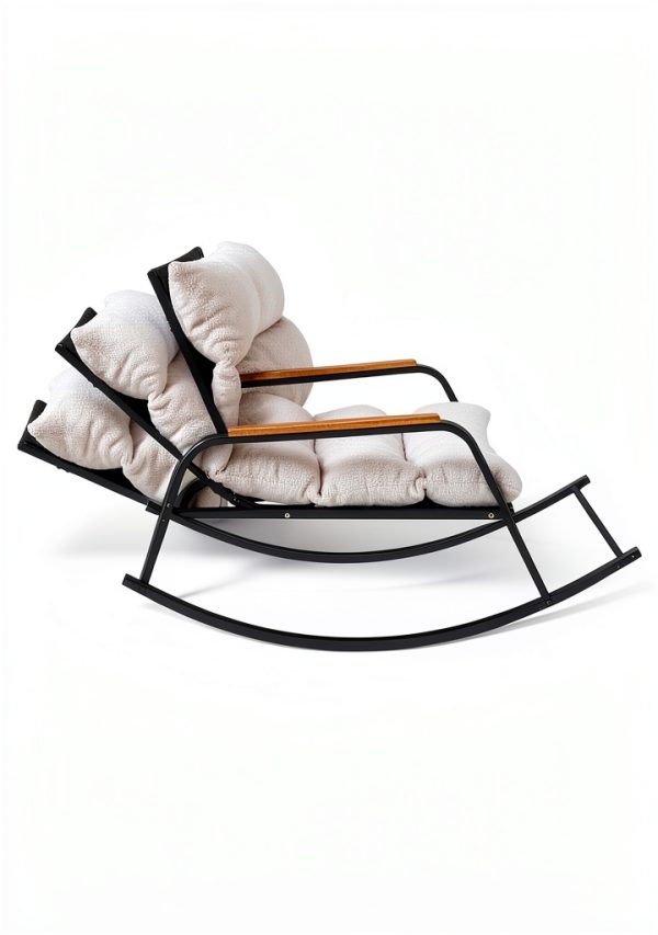 MAXYOYO Beige Large Recliner Chair Outdoor-2