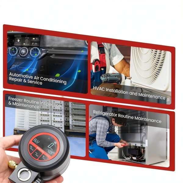 Digital HVAC Gauge by Rogvoc for HVAC Technicians-6