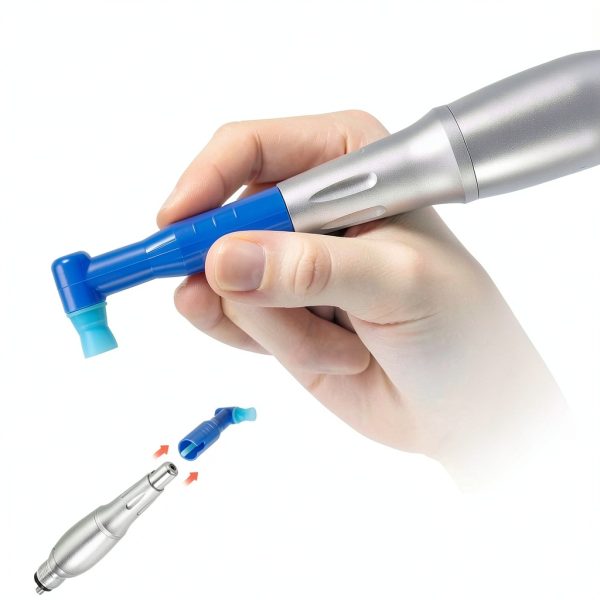 4E's USA Disposable Prophy Angle with Blue Soft Cup 100 Pack-4