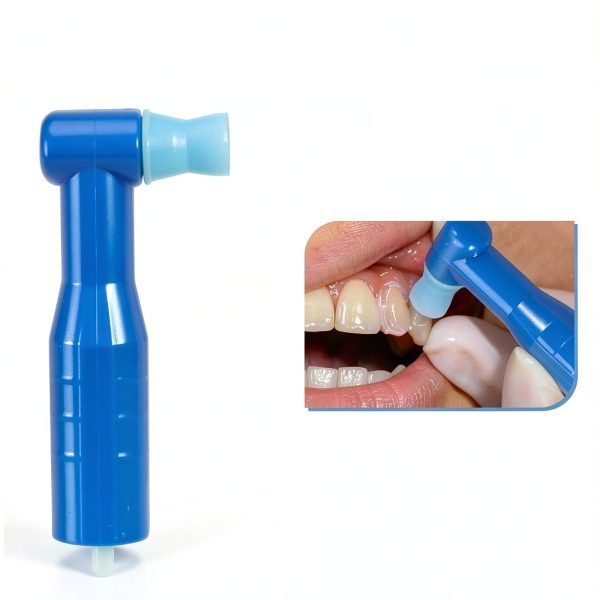 4E's USA Disposable Prophy Angle with Blue Soft Cup 100 Pack-3