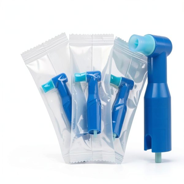 4E's USA Disposable Prophy Angle with Blue Soft Cup 100 Pack-5